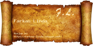 Farkas Linda névjegykártya